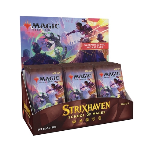 Strixhaven School of Mages - Set Booster Box Display (30 Booster Pakker) - Magic the Gathering